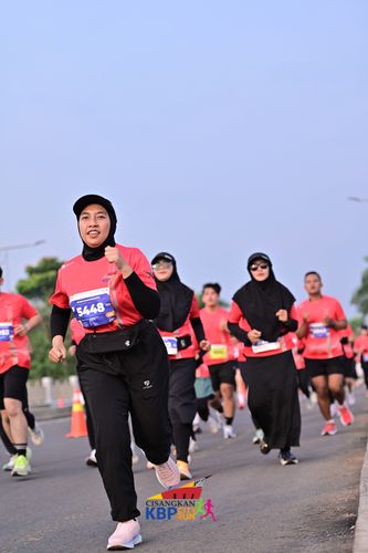 Race photo from CISANGKAN KBP CITY RUN 2025
