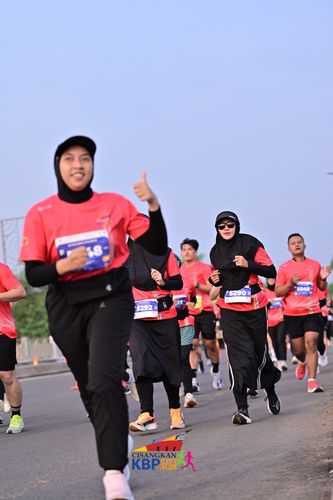 Race photo from CISANGKAN KBP CITY RUN 2025