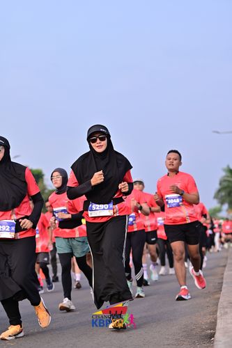 Race photo from CISANGKAN KBP CITY RUN 2025