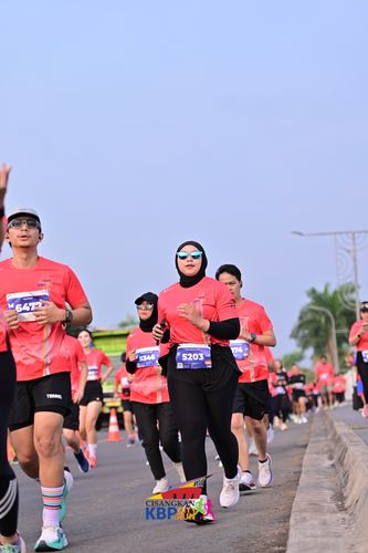Race photo from CISANGKAN KBP CITY RUN 2025