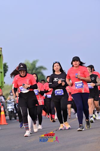 Race photo from CISANGKAN KBP CITY RUN 2025