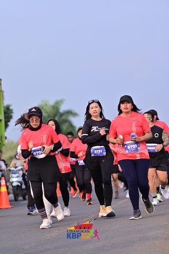 Race photo from CISANGKAN KBP CITY RUN 2025