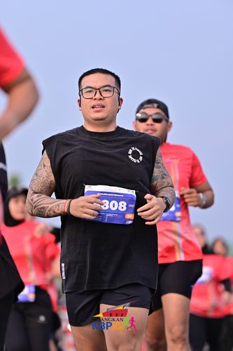Race photo from CISANGKAN KBP CITY RUN 2025