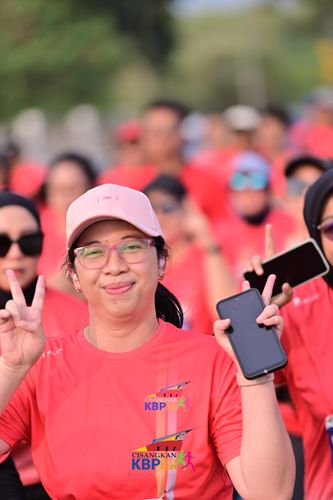 Race photo from CISANGKAN KBP CITY RUN 2025