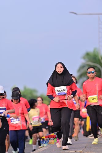 Race photo from CISANGKAN KBP CITY RUN 2025