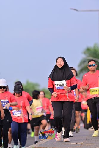 Race photo from CISANGKAN KBP CITY RUN 2025