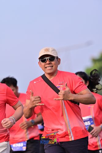Race photo from CISANGKAN KBP CITY RUN 2025