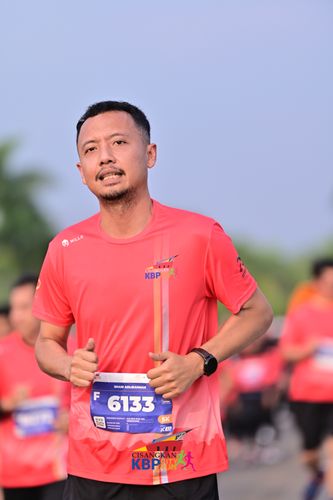 Race photo from CISANGKAN KBP CITY RUN 2025