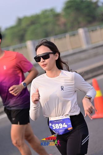 Race photo from CISANGKAN KBP CITY RUN 2025