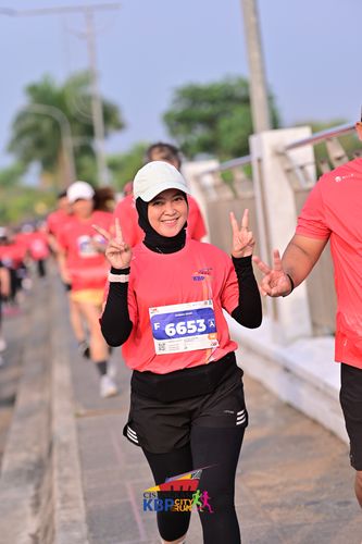 Race photo from CISANGKAN KBP CITY RUN 2025