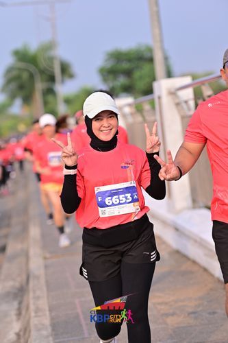 Race photo from CISANGKAN KBP CITY RUN 2025