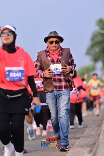 Race photo from CISANGKAN KBP CITY RUN 2025
