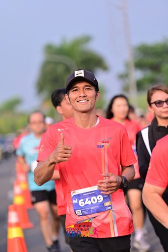 Race photo from CISANGKAN KBP CITY RUN 2025