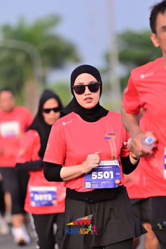 Race photo from CISANGKAN KBP CITY RUN 2025