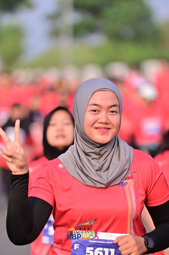 Race photo from CISANGKAN KBP CITY RUN 2025