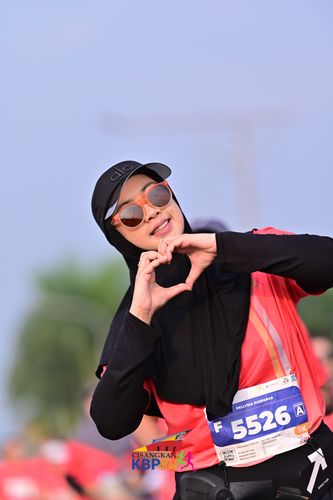 Race photo from CISANGKAN KBP CITY RUN 2025