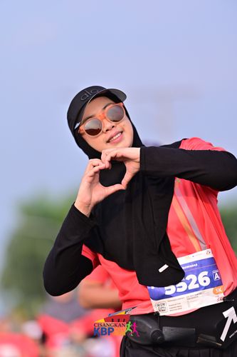 Race photo from CISANGKAN KBP CITY RUN 2025