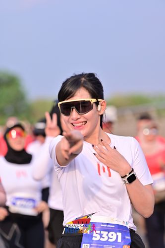 Race photo from CISANGKAN KBP CITY RUN 2025