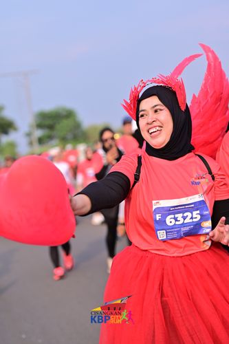 Race photo from CISANGKAN KBP CITY RUN 2025