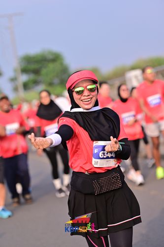 Race photo from CISANGKAN KBP CITY RUN 2025