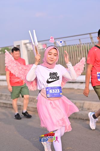 Race photo from CISANGKAN KBP CITY RUN 2025