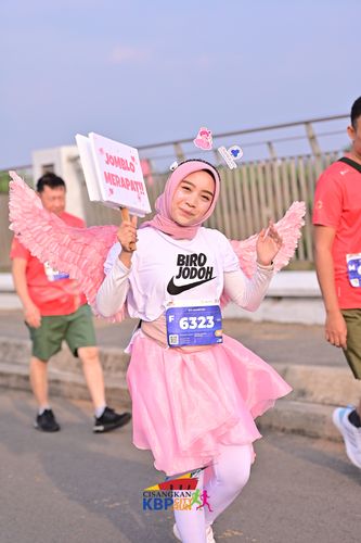 Race photo from CISANGKAN KBP CITY RUN 2025