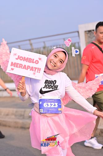 Race photo from CISANGKAN KBP CITY RUN 2025