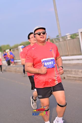 Race photo from CISANGKAN KBP CITY RUN 2025