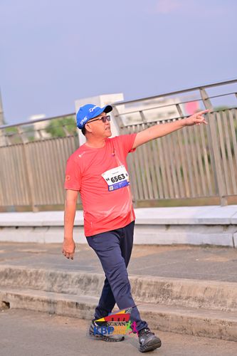 Race photo from CISANGKAN KBP CITY RUN 2025