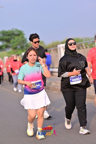 Race photo from CISANGKAN KBP CITY RUN 2025