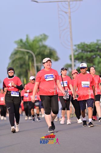 Race photo from CISANGKAN KBP CITY RUN 2025