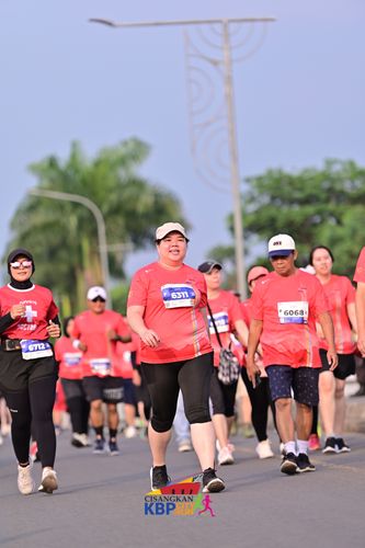 Race photo from CISANGKAN KBP CITY RUN 2025