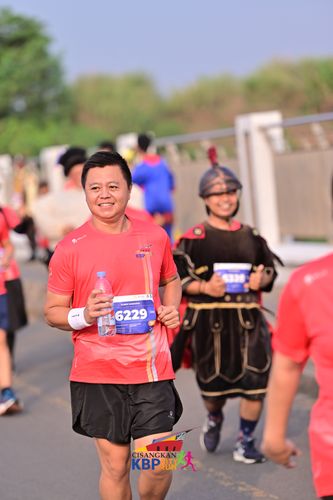 Race photo from CISANGKAN KBP CITY RUN 2025