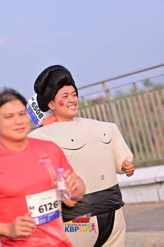 Race photo from CISANGKAN KBP CITY RUN 2025