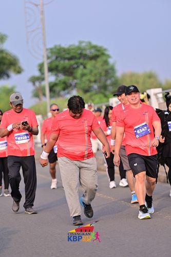 Race photo from CISANGKAN KBP CITY RUN 2025