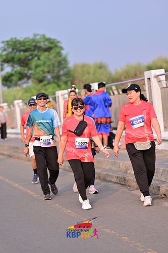 Race photo from CISANGKAN KBP CITY RUN 2025
