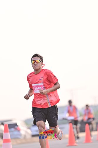 Race photo from CISANGKAN KBP CITY RUN 2025