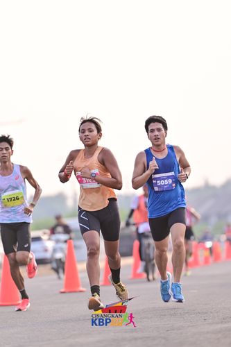 Race photo from CISANGKAN KBP CITY RUN 2025