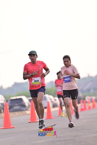 Race photo from CISANGKAN KBP CITY RUN 2025