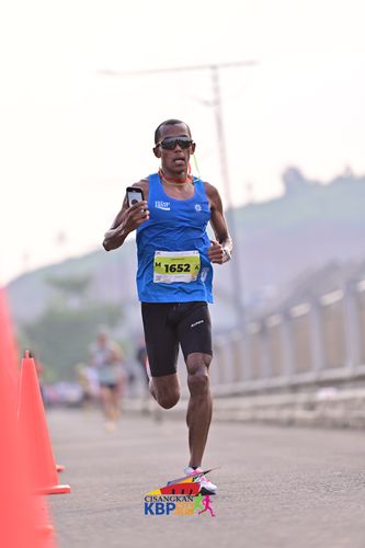 Race photo from CISANGKAN KBP CITY RUN 2025