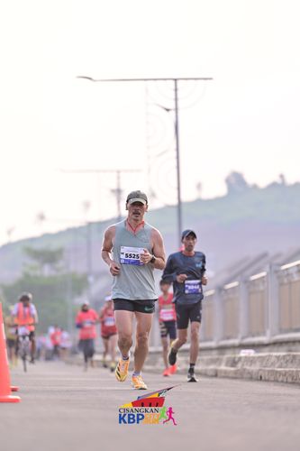 Race photo from CISANGKAN KBP CITY RUN 2025