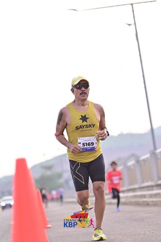 Race photo from CISANGKAN KBP CITY RUN 2025