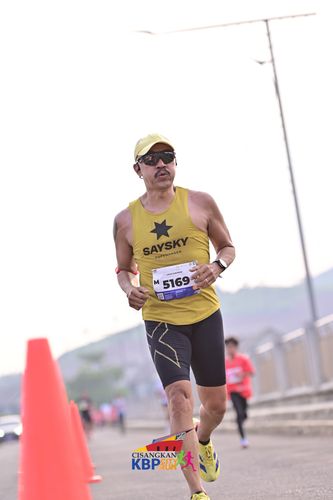 Race photo from CISANGKAN KBP CITY RUN 2025