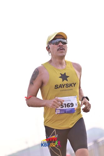 Race photo from CISANGKAN KBP CITY RUN 2025