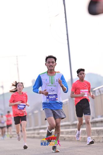 Race photo from CISANGKAN KBP CITY RUN 2025