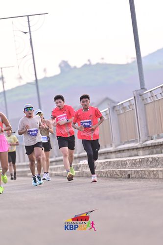 Race photo from CISANGKAN KBP CITY RUN 2025