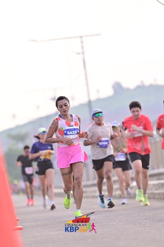 Race photo from CISANGKAN KBP CITY RUN 2025