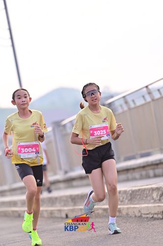 Race photo from CISANGKAN KBP CITY RUN 2025