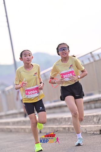 Race photo from CISANGKAN KBP CITY RUN 2025