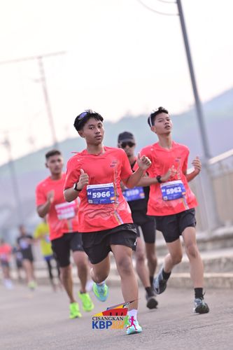 Race photo from CISANGKAN KBP CITY RUN 2025